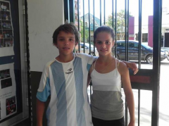 Santiago Sandoval y Marianela Landi 240x179 Podios misioneros en el Nacional Grado 3